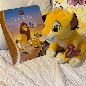 Disney Yellow Simba Stuffed Animal